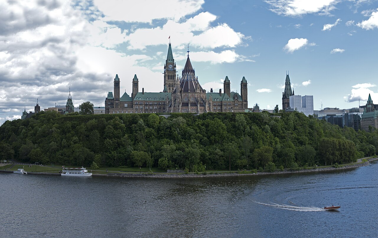 Parliament Hill in Ottawa, seat of Canada's federal government.