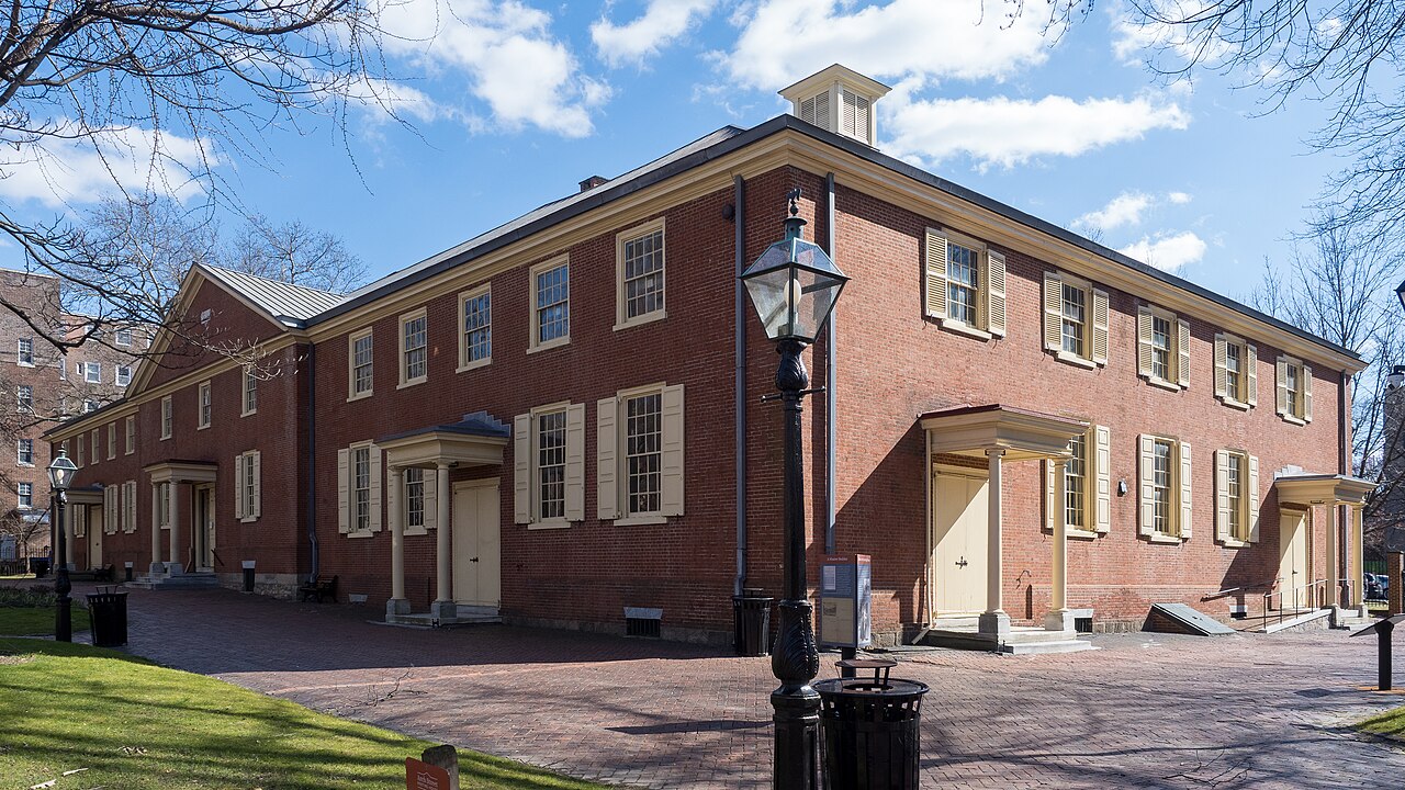 The Arch Street Friends Meeting House, a historic Quaker meeting house in Philadelphia.
