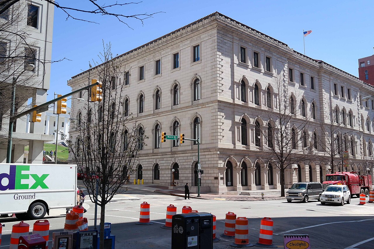 The Lewis F. Powell Jr. U.S. Courthouse in Richmond, home of the Fourth Circuit.