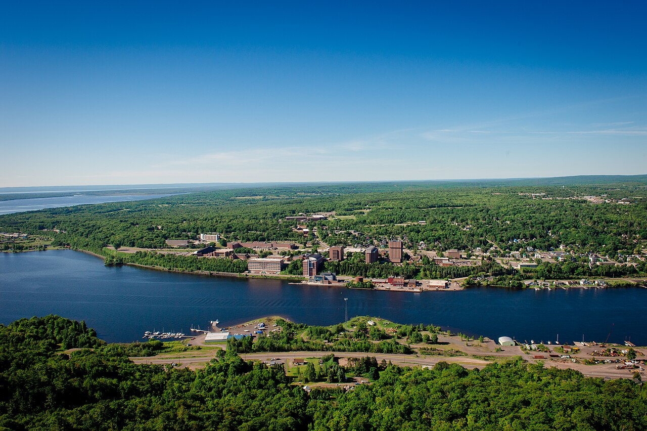 Michigan Technological University campus in Houghton, Michigan.