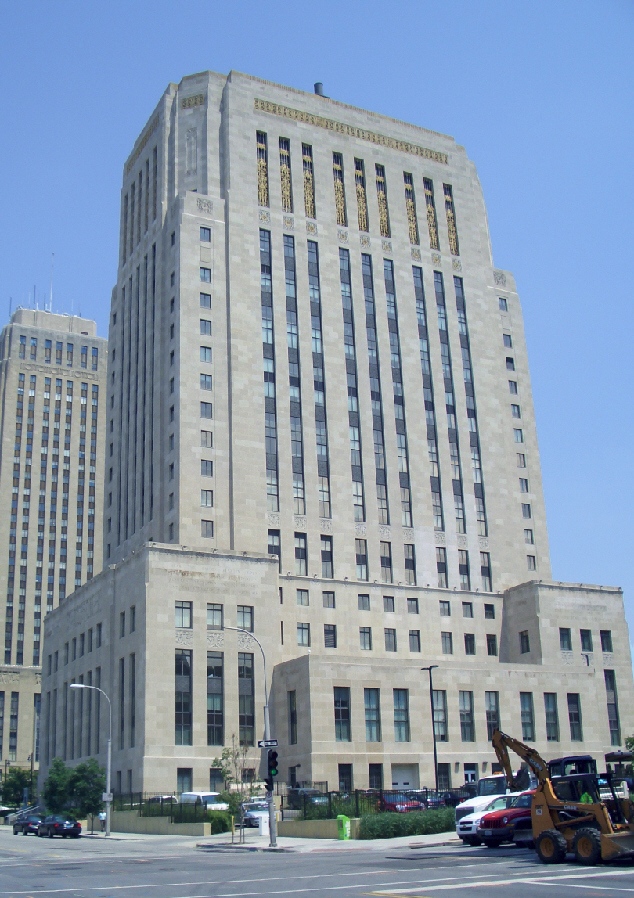 The Jackson County Courthouse in Kansas City, Missouri.