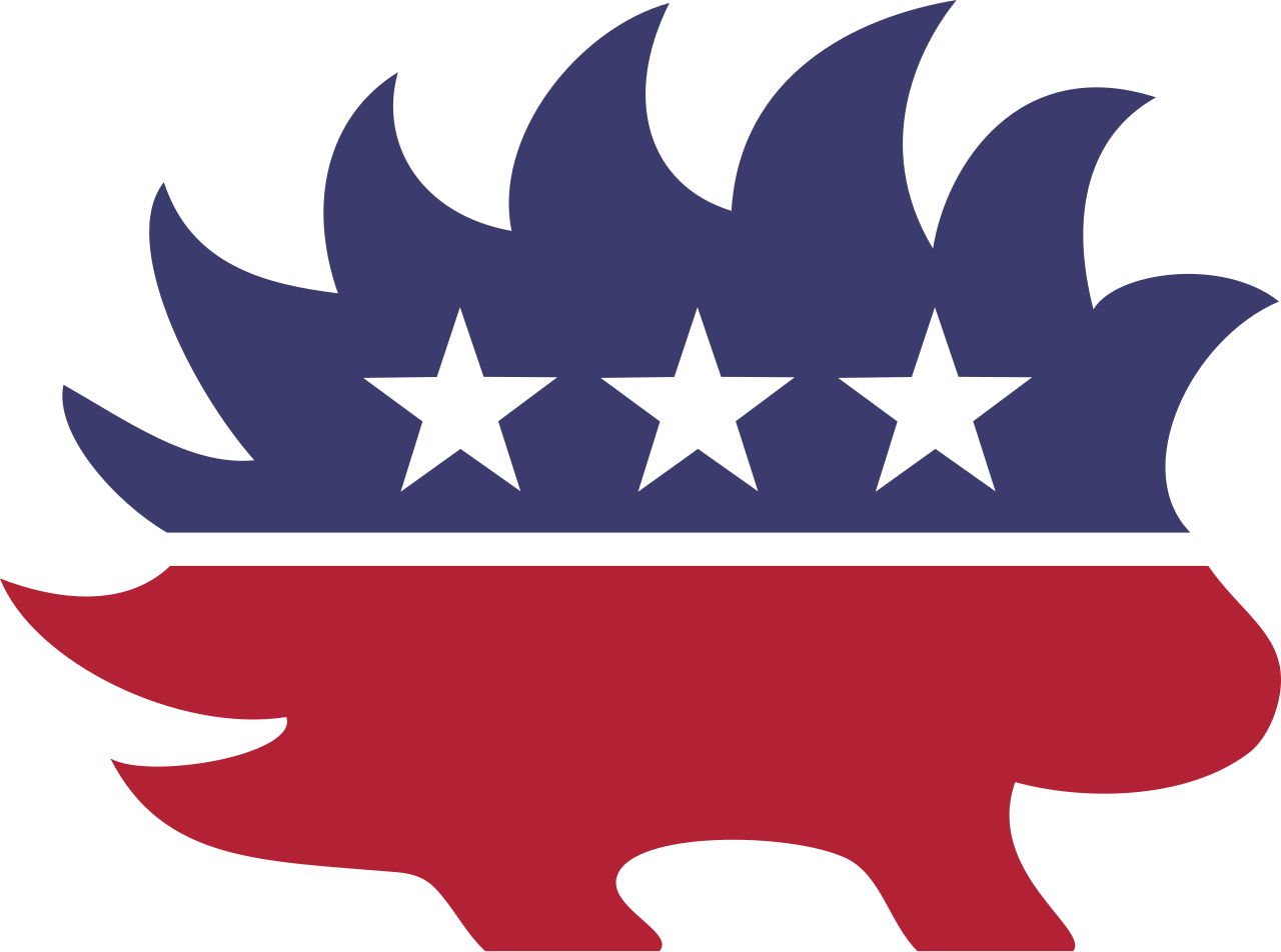 The porcupine emblem associated with the Libertarian movement.