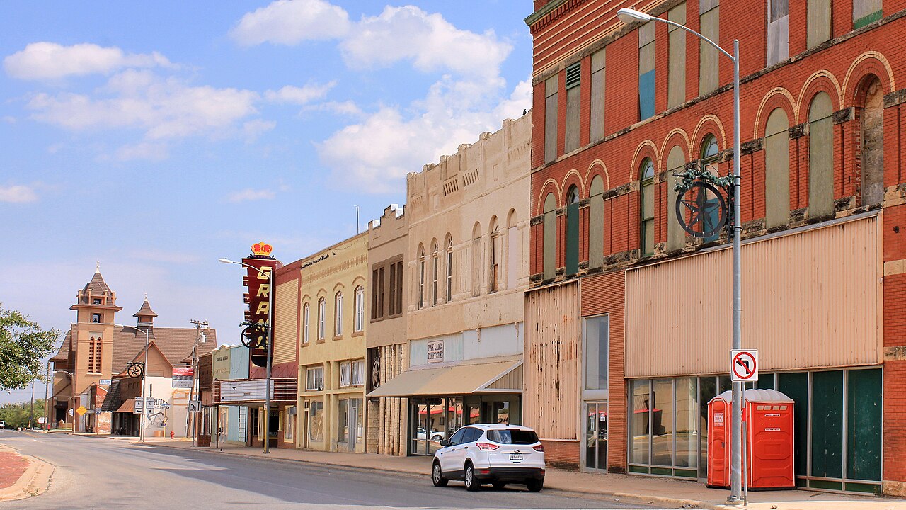 Downtown Stamford, Texas.