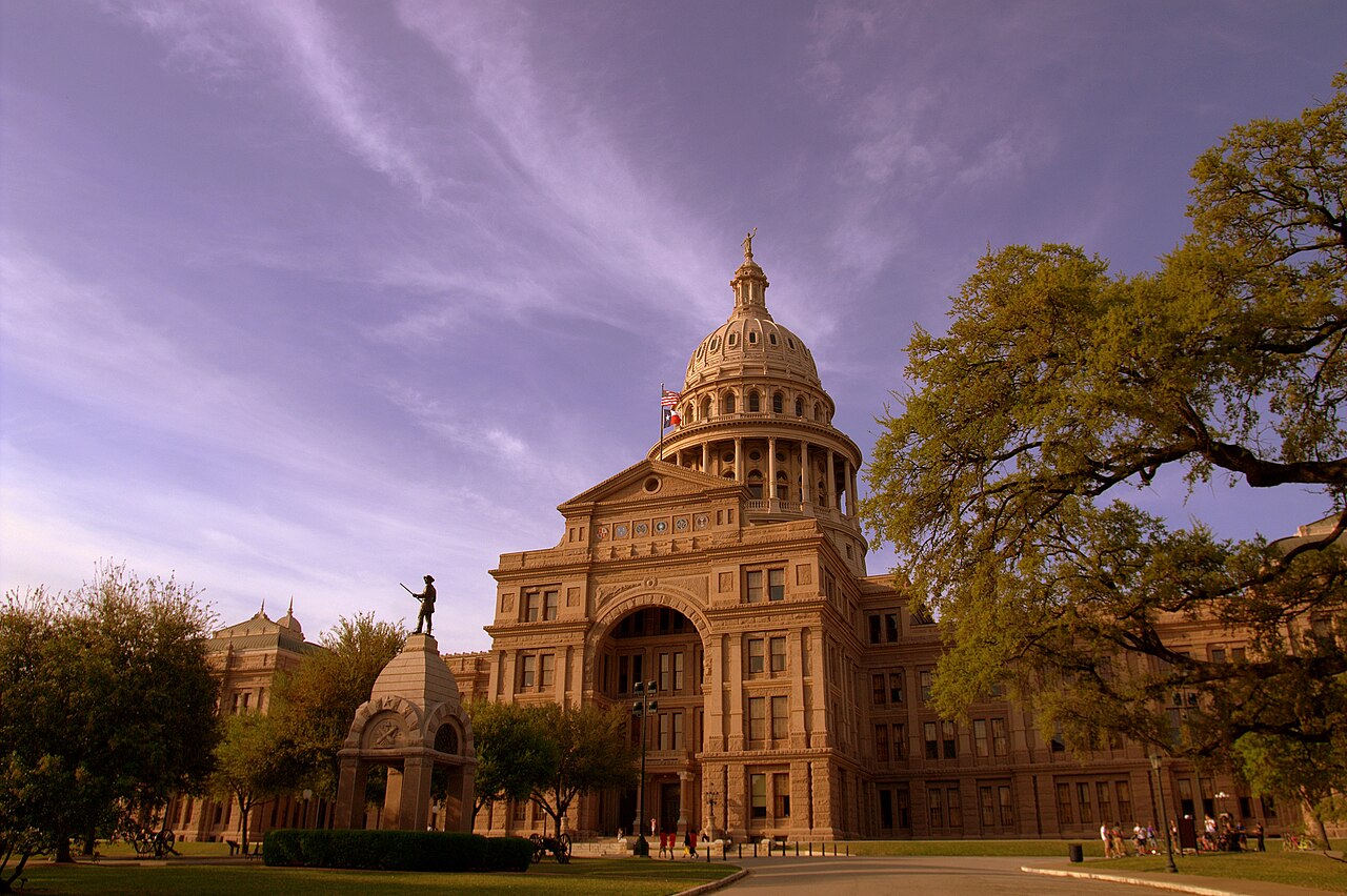 The Texas State Capitol in Austin.